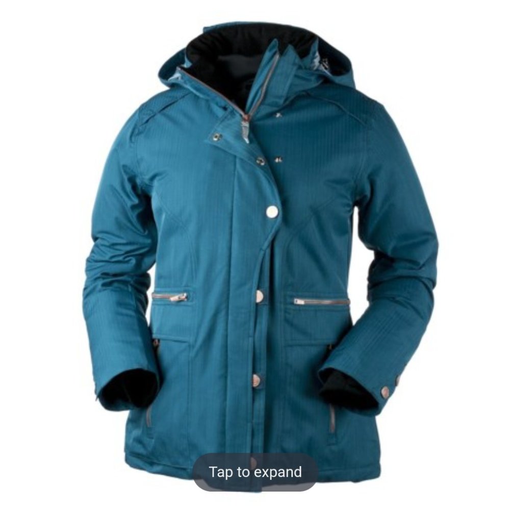 Obermeyer Aria Women's Ski Jacket Size 20 Dark Teal/Peacock